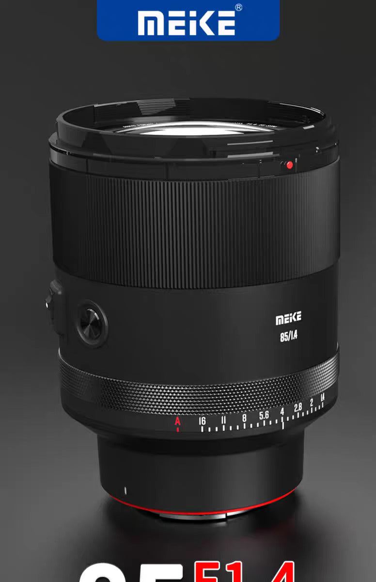 Meike 85mm f/1.4 FF STM auto focusing full frame portrait lens for Sony E mount Nikon Z Leica TL SL