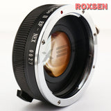 Zhongyi Lens Turbo II 0.726x Focal Reducer Speed Booster Adapter for Canon EOS EF to Sony NEX E A6000