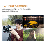 TTArtisan 85mm T2.1 Dual Bokeh Cine Full Frame Lens for mirrorless camera - Sony E Nikon Z Canon RF Leica Panasonic L Mount