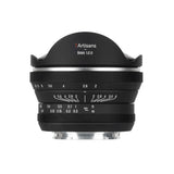 7artisans 6mm f/2 manual fisheye lens for APS-C mirrorless camera - Fujifilm X Sony E OM-D Nikon Z Canon RF