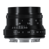7artisans 35mm f/1.2 II manual lens for APS-C mirrorless camera - Canon EOS M Fujifilm Sony Olympus OM-D Nikon Z