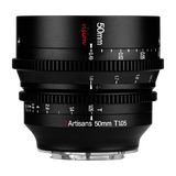 7artisans Vision 50mm T1.05 APS-C Cine Lens for Fuji X-Mount Sony E Canon RF Olympus Micro 4/3 Leica L mirrorless camera