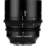 7artisans Vision 25mm T1.05 APS-C Cine Lens for Fuji X-Mount Sony E Canon RF Olympus Micro 4/3 Leica L mirrorless camera