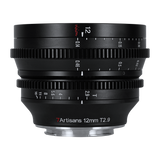 7artisans 12mm T2.9 APS-C Cine Lens for Fuji X-Mount Sony E Canon RF Olympus Micro 4/3 Leica L mirrorless camera