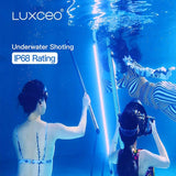 LUXCEO P120 IP68 waterproof RGB full color LED light background light - App control 120cm 18W 1350lm