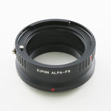 Kipon Alpa mount lens to Fujifilm X mount mirrorless camera adapter - X-Pro1 Pro2 Pro3 T1 T100 T200 H1 H2
