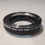 Elefoto lens adapter for Olympus PEN F mount lens to Micro 4/3 MFT camera - GH4 OM-D G6 E-P5