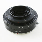 EF Canon mount lens to Fujifilm X Mount FX adapter with external aperture - X-Pro1 Pro2 T1 T100