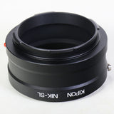 Kipon Nikon F mount AI-S lens to L mount mirrorless camera adapter - Leica Sigma Panasonic L mount