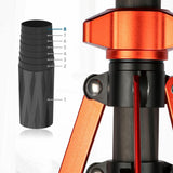 Triopo LS-255 carbon fiber 2 meter light tripod aluminium stand 2kg for LED light flashgun ring flash smartphone support