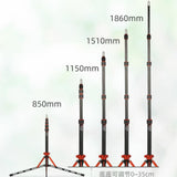 Triopo LS-255 carbon fiber 2 meter light tripod aluminium stand 2kg for LED light flashgun ring flash smartphone support