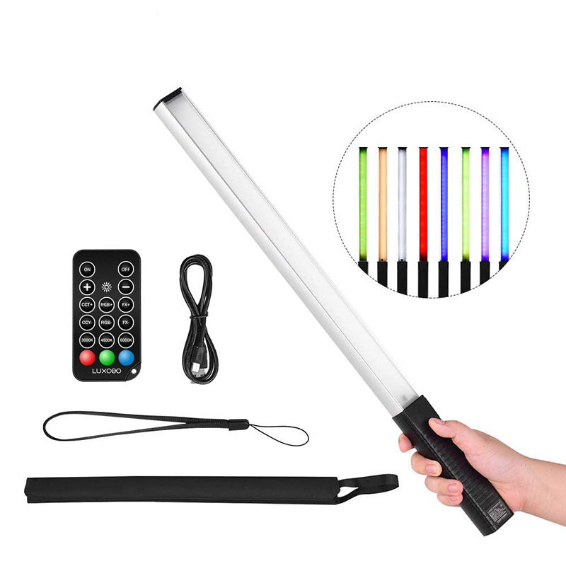LUXCEO Q508A portable RGB LED light background light with remote control