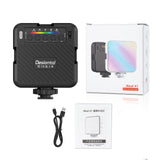 Desiontal iReal X1 mini RGB color LED photo light for video camera camcorder universal cold shoe