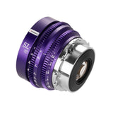 7artisans Floral Bloom 57mm T2.9 Full frame Cine Lens - PL mount purple