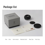 TTArtisan 25mm F/2.0 APS-C Camera Lens for mirrorless camera - Sony E Fuji X Canon EOS M RF NIKON Z MFT Leica Panasonic L