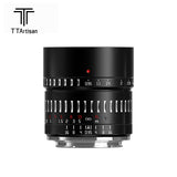 TTArtisan 50mm F/0.95 APS-C Camera Lens for mirrorless camera - Sony E Fuji X Canon EOS M RF NIKON Z Leica Panasonic L