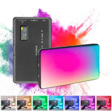 LUXCEO W140 V RGB full color camera video LED light for DSLR mirrorless camera 8W 3000mAh