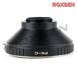 Pentax K mount PK lens to C mount 16mm Film Mount Adapter Eclair Bolex NPR
