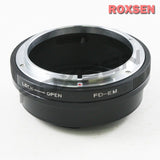 FD mount lens to Canon EOS M EF-M mount mirrorless adapter - M3 M5 M6 M50