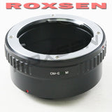 Olympus OM lens to Canon EOS M EF-M mount Mirrorless adapter - M5 M6 M50