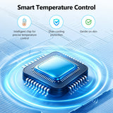 Hot / cold sports massager 3-step temperature adjustable with band straps - rechargeable battery 2000mAh