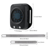 Hot / cold sports massager 3-step temperature adjustable with band straps - rechargeable battery 2000mAh
