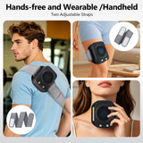Hot / cold sports massager 3-step temperature adjustable with band straps - rechargeable battery 2000mAh