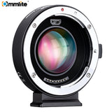 Commlite CM-AEF-MFT Booster 0.71x Auto Focus AF lens adapter for Canon EF Lens to Micro 4/3 Adapter OM-D