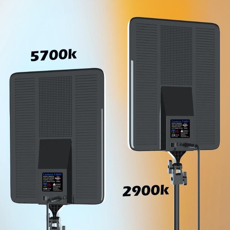 Pixco 19 inch 100W bi-color LED panel studio video light - for mobile live broadcast selfie Tiktok YouTube facebook Aputure Nanlite Godox