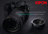 Kipon EF-MFT AF Auto Focus Aadpter for Canon EOS EF Lens to Micro Four Thirds (MFT) M43 M4/3 Camera Lens Adapter