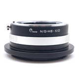 Nikon F mount G AF-S lens to Hasselblad X mount medium format mirrorless adapter - X1D 50C II