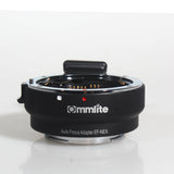 Commlite CM-EF-NEX Auto Focus lens adapter for Canon EF mount lens to Sony E mount - NEX A7 A7R II A6600 full frame
