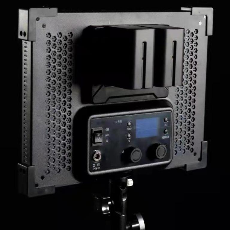 Pixco 60W RGB light LED panel studio video light Bluetooth color control - for mobile live broadcast selfie Tiktok YouTube facebook Aputure Nanlite Godox