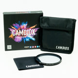 Camdiox Cinepro Pro Filter - Blue Streak - starlight filter for Canon Nikon Sony Olympus Leica DSLR mirrorless camera lenses