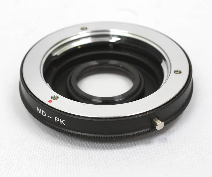 Minolta MD MC mount lens to Pentax K mount PK camera adapter glass infinity - for K200D K100D K20D K-5 3 7 01 30