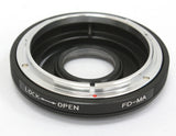AF confirm adapter for Canon FD mount lens to Sony Minolta Alpha A MA Mount glass infinity - A58 A77 A99 II A580