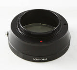 Pentax K mount PK lens to Samsung NX mount mirrorless adapter - NX5 NX10 NX100 NX200 NX1000