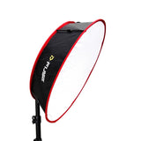 D-Fuse Trapezoid LED Light Panel Softbox universal black - round 11.5"