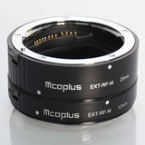 MCOPLUS auto macro extension tube 12mm + 20mm for Canon RF mount mirrorless camera - full frame EOS R R5 R6