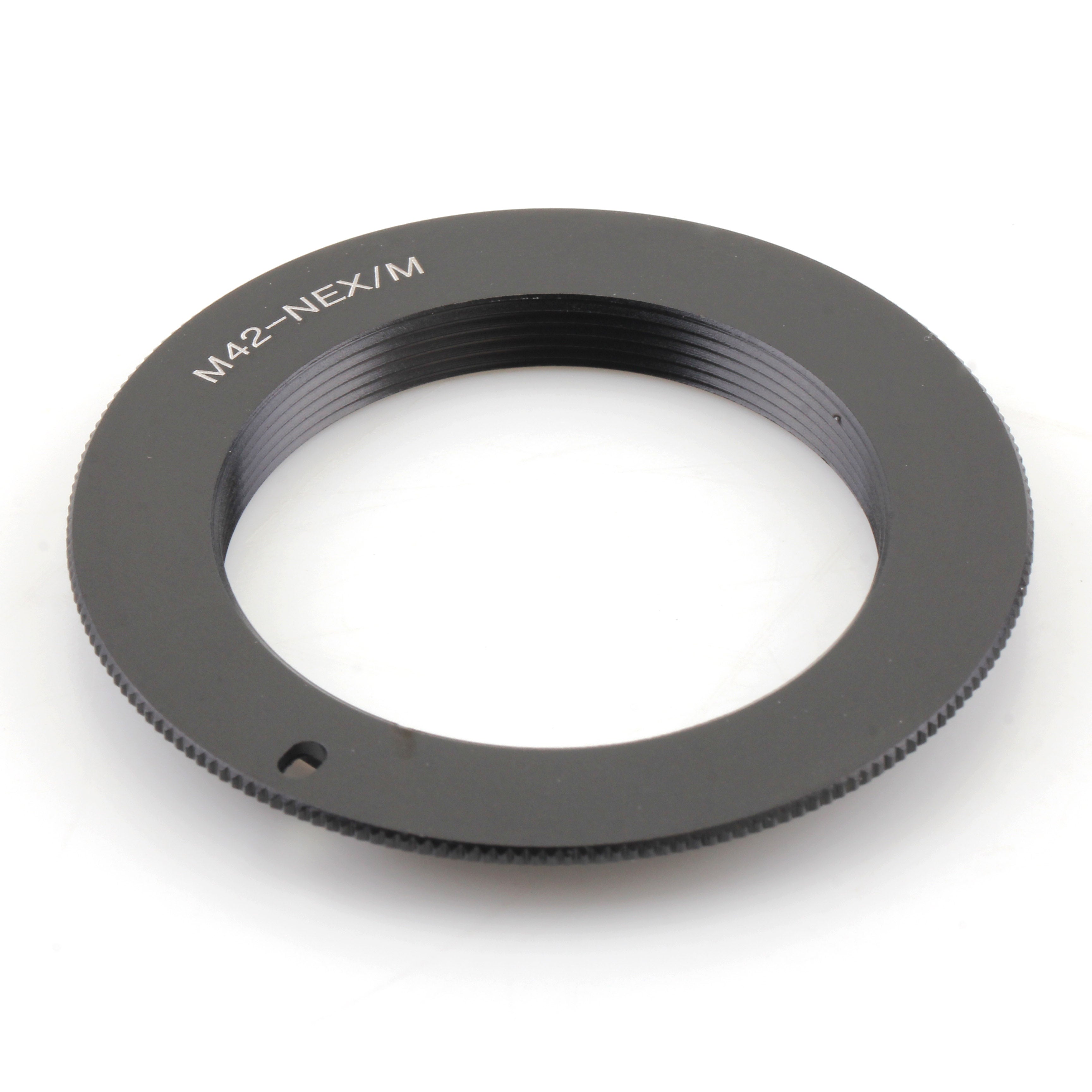 Super slim M42 screw mount lens to Sony E mount NEX adapter - for macro helicoid extension ring - NEX-7 A9 II A7 IV A6500