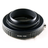Nikon F mount AI AF Lens to M39 screw mount adapter - Canon 7 non-LTM 39mm camera
