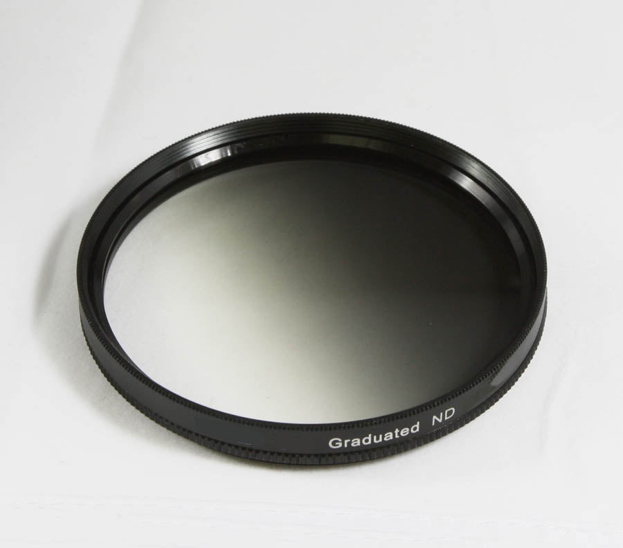 Gradudated ND neutral density G-ND4 Filter - for Canon Nikon Sony Olympus Leica DSLR mirrorless camera lenses