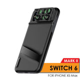 Ztylus Switch 6 Mark II Dual Optics 6-in-1 lens kit for iPhone XS Max fisheye tele macro