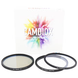 Camdiox CPRO Magnetic CPL Polarizing Filter - for Canon Nikon Sony Olympus Leica DSLR mirrorless camera lenses