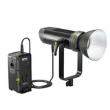 Lophoto LP300 300W daylight / bi-color LED video light - Bowens mount and V-mount compatible