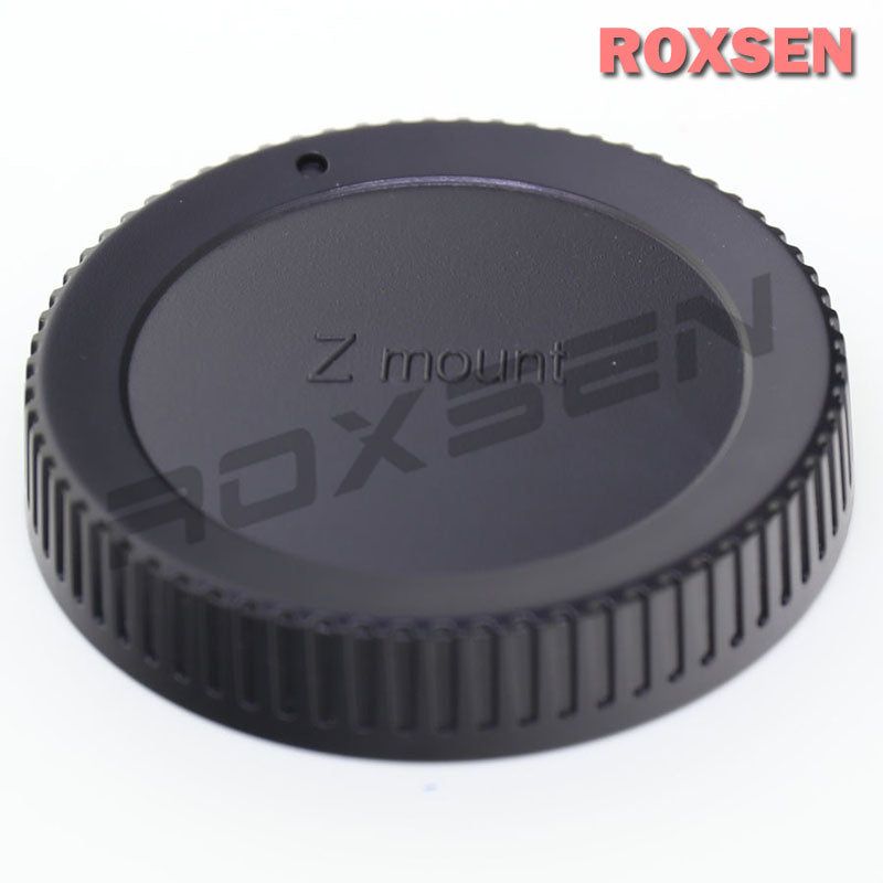 Plastic camera body cap / rear lens cap for Nikon Z mount mirrorless camera