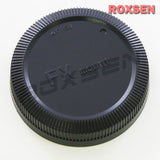 Plastic camera body cap / rear lens cap for Fujifilm X mount FX mirrorless camera