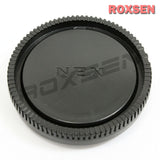 Plastic camera body cap / rear lens cap for Sony E mount NEX mirrorless camera