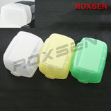 White / 3 color softbox Flash Soft Bounce Diffuser for Canon 430EX / 580EX II / 600EX-RT / Nikon SB600 / SB800 / SB900