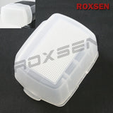 White / 3 color softbox Flash Soft Bounce Diffuser for Canon 430EX / 580EX II / 600EX-RT / Nikon SB600 / SB800 / SB900